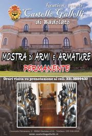 Grande successo di visitatori a castello Gallelli di Badolato per la mostra permanente di armi e armature